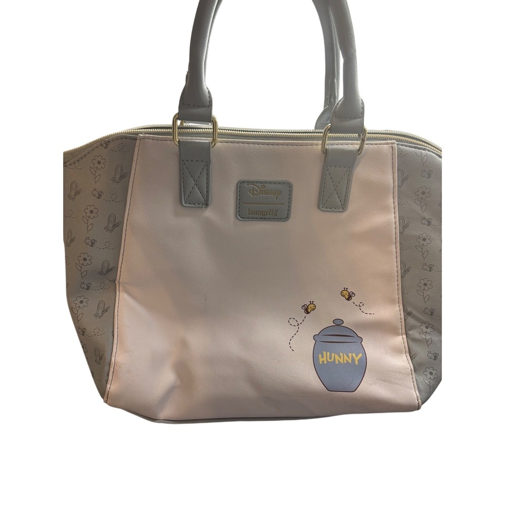 Disney Loungefly Winnie the Pooh Friends Hunny Pot Satchel Bag Pastel Blue Cream